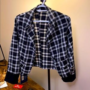 Black and white jacket